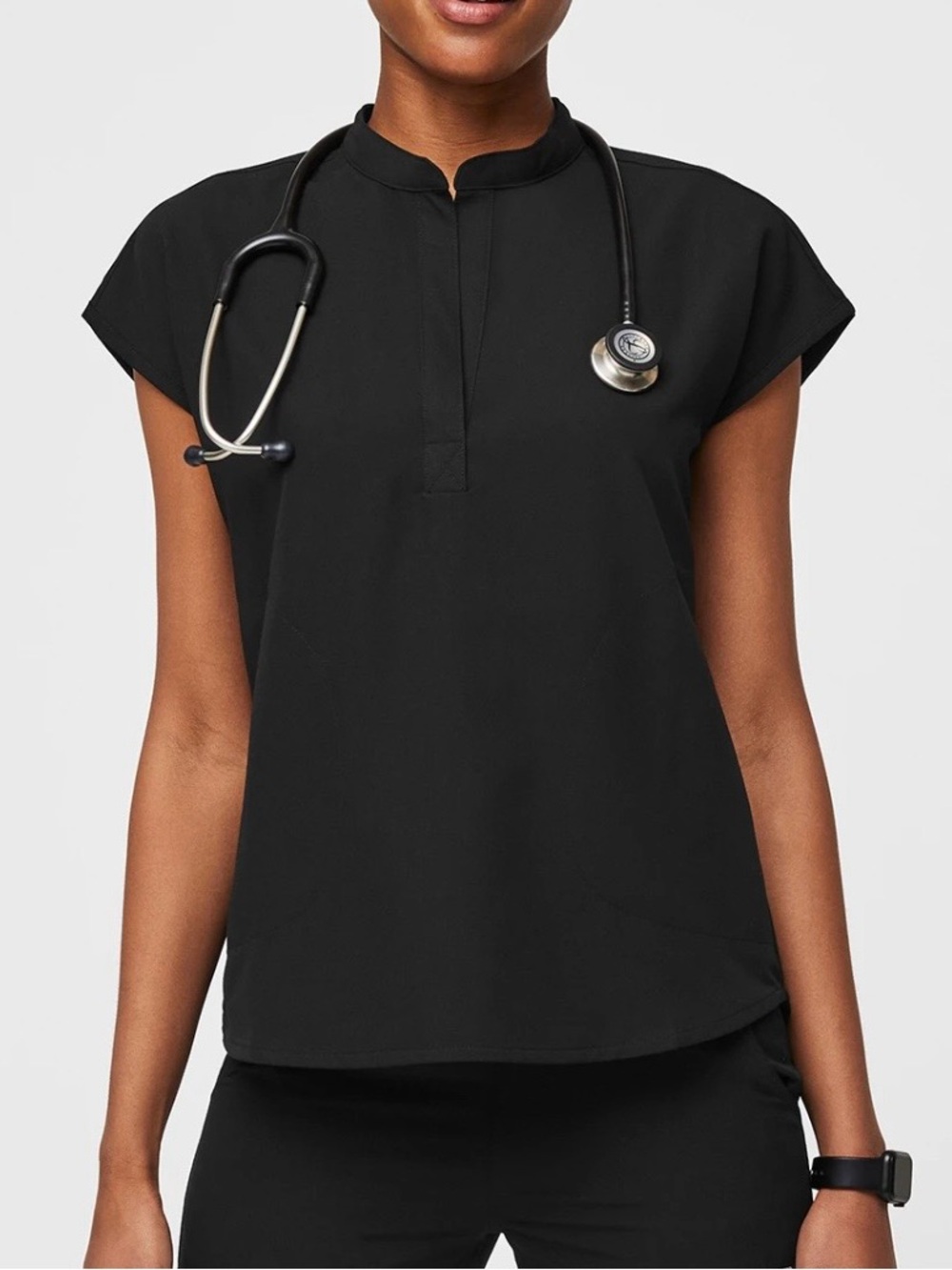 Figs Women’s Black Rafaela Scrub Top